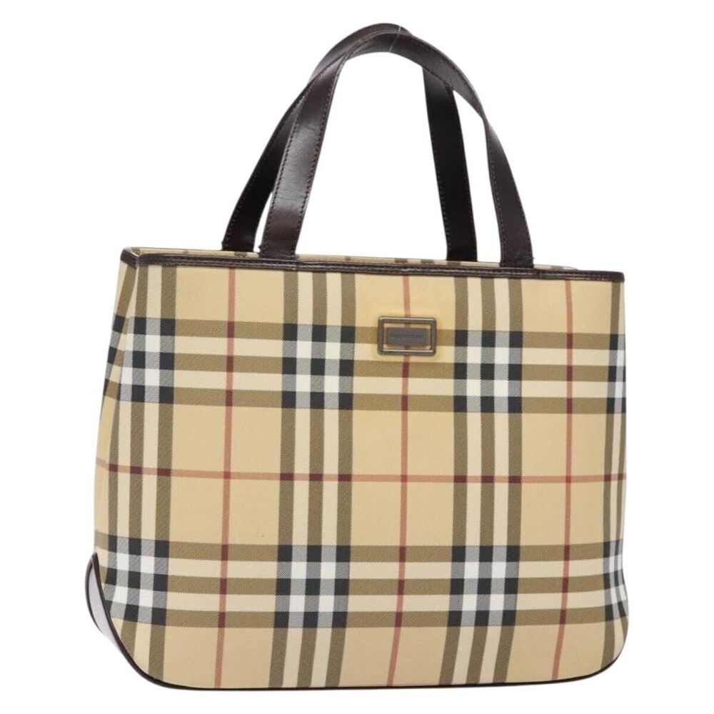 Burberry Vintage Vintage Check Coated Canvas Small